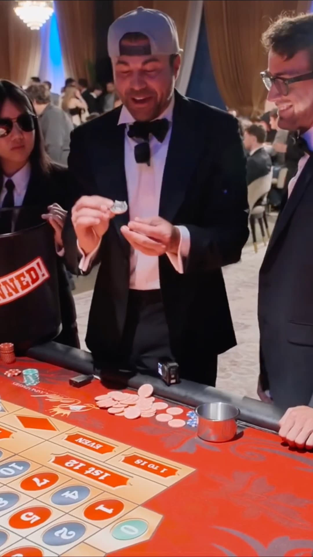 Roulette is easy if you have a robot inside your poker chip. @MarkRober